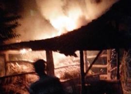 Kebakaran Kandang di Wediutah, 3 Ekor Kambing Selamat